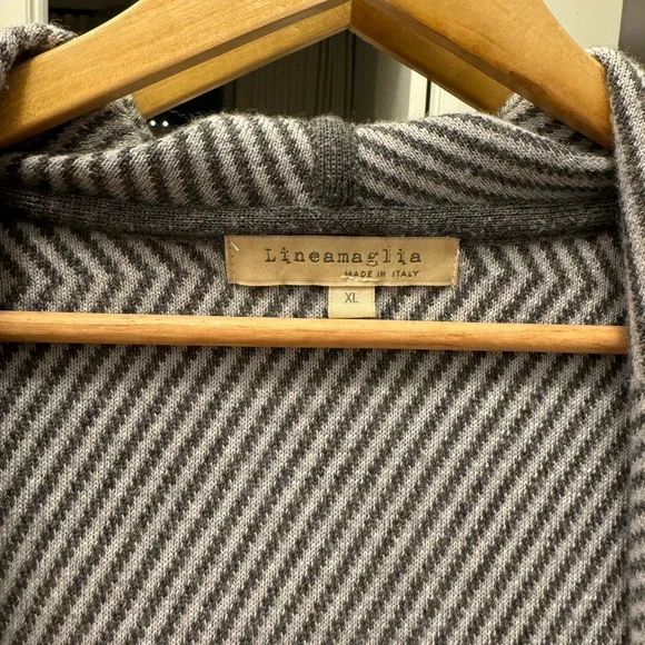 Wool Angled Open Sweater - Picture 3 of 4